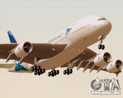 Airbus A380-800 Garuda Indonesia para GTA San Andreas