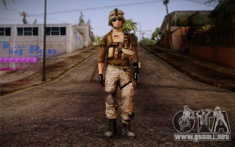 Brady from Battlefield 3 para GTA San Andreas