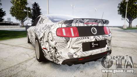 Ford Mustang Shelby GT500 2013 Sharpie para GTA 4