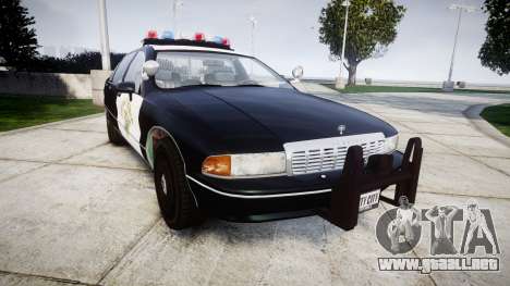 Chevrolet Caprice 1991 Highway Patrol [ELS] para GTA 4