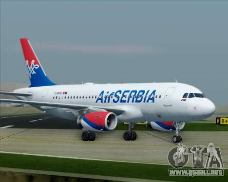 Airbus A319-100 Air Serbia para GTA San Andreas