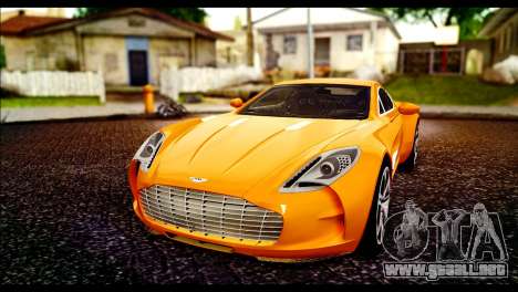 Aston Martin One-77 Black para GTA San Andreas