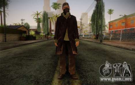 Aiden Pearce from Watch Dogs v2 para GTA San Andreas