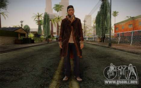 Aiden Pearce from Watch Dogs v12 para GTA San Andreas