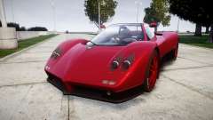 Pagani Zonda C12 S 7.3 2002 PJ2 para GTA 4