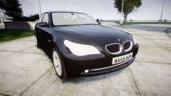 BMW 525d E60 2009 Police [ELS] Unmarked para GTA 4