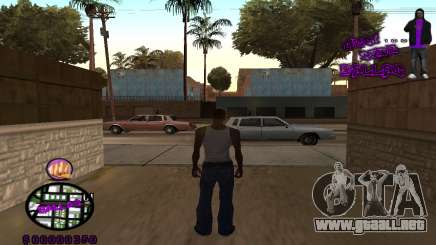 C-HUD Ballas para GTA San Andreas