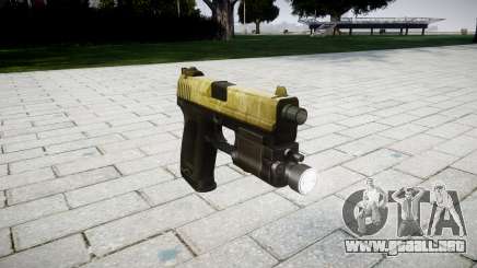 La pistola HK USP 45 de oliva para GTA 4