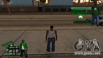 C-HUD Groove para GTA San Andreas