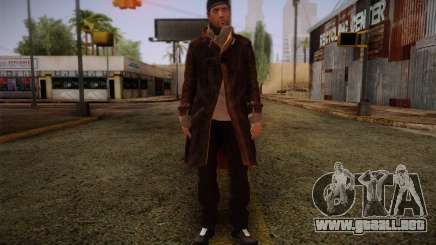 Aiden Pearce from Watch Dogs v10 para GTA San Andreas