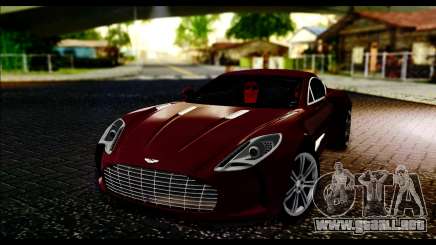 Aston Martin One-77 Black and Red para GTA San Andreas