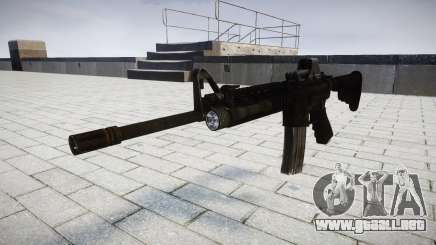 Tácticas de asalto M4 rifle Black Edition de destino para GTA 4