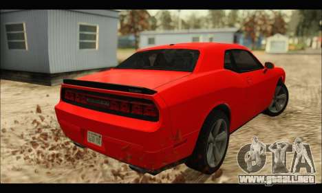 Dodge Challenger SRT-8 2010 v2.0 para GTA San Andreas