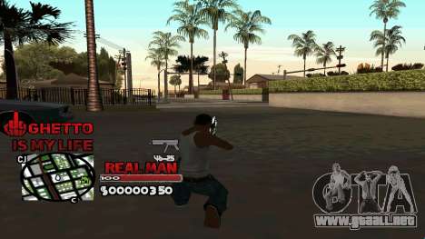C-HUD Real Man para GTA San Andreas