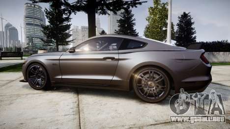 Ford Mustang GT 2015 Custom Kit black stripes para GTA 4