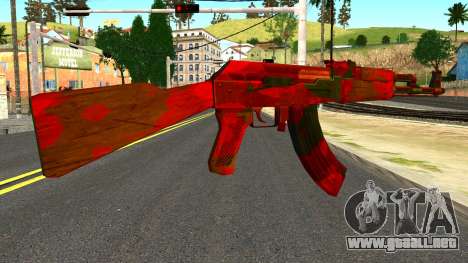 AK47 with Blood para GTA San Andreas