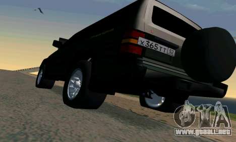 Mitsubishi Pajero Intercooler Turbo 2800 para GTA San Andreas