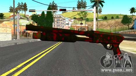 Shotgun with Blood para GTA San Andreas