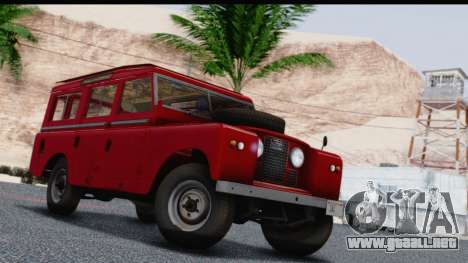 Land Rover Series IIa LWB Wagon 1962-1971 para GTA San Andreas