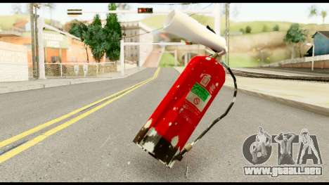 Fire Extinguisher with Blood para GTA San Andreas