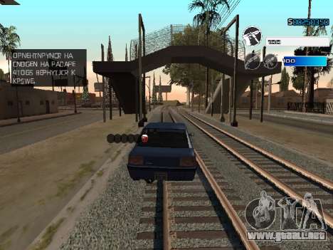 C-HUD by SampHack v.22 para GTA San Andreas