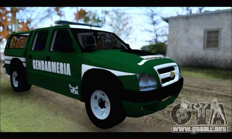 Chevrolet S-10 Gendarmeria para GTA San Andreas