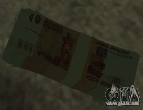 5000 rublos para GTA San Andreas