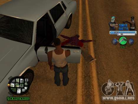 С-Hud Tawer-Gueto v1.6 el Clásico para GTA San Andreas