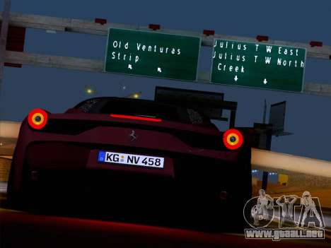 Ferrari 458 Special para GTA San Andreas