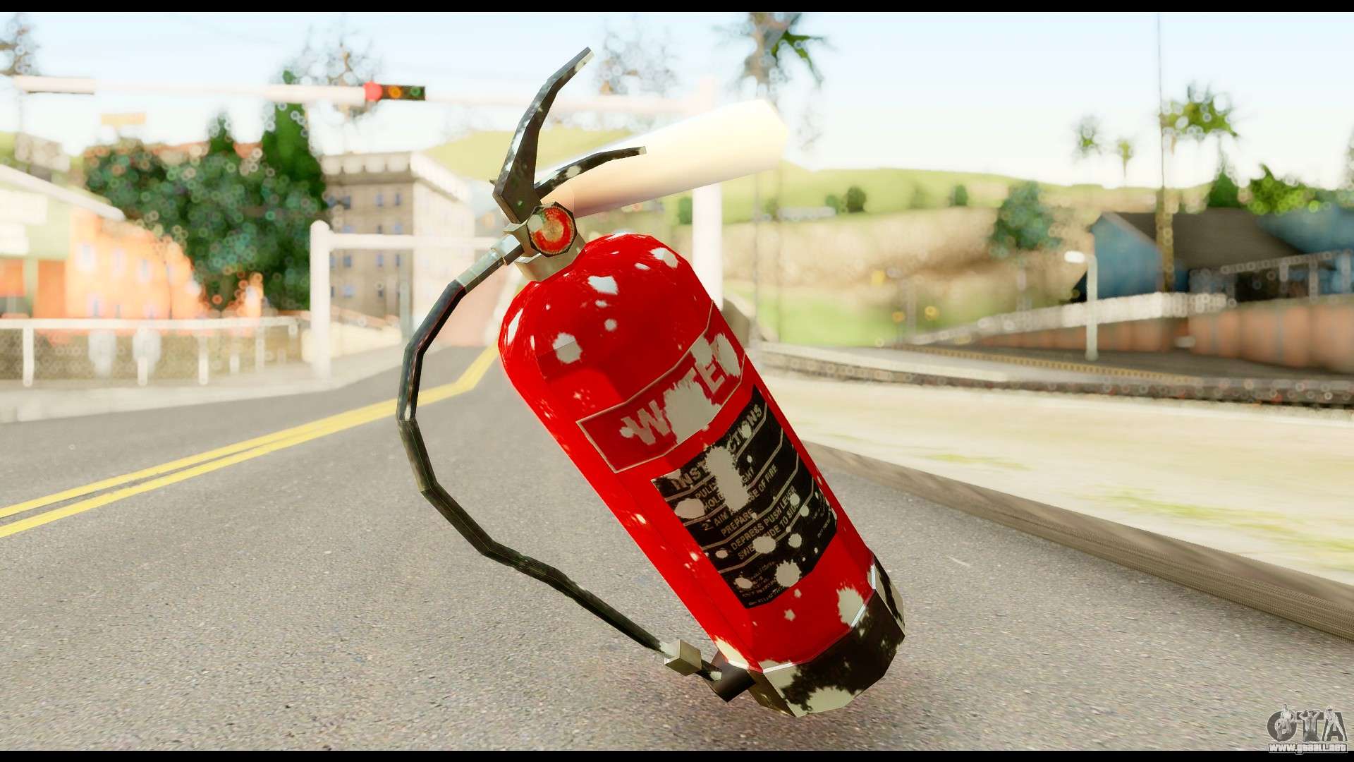 Fire Extinguisher With Blood Para Gta San Andreas