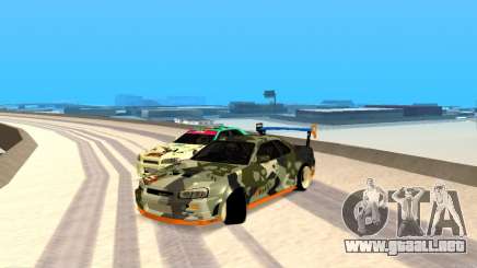 Nissan Skyline R34 FAIL CREW 2014 para GTA San Andreas