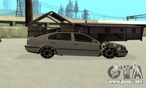 Skoda Octavia Winter Mode para GTA San Andreas