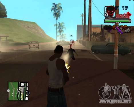 C-HUD Tawer Ghetto para GTA San Andreas
