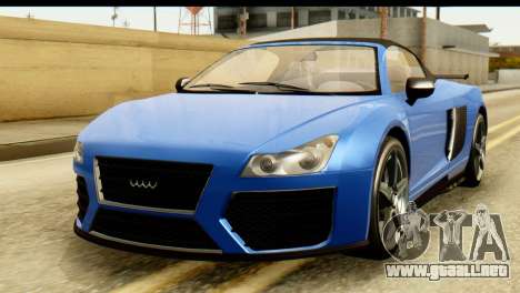 GTA 5 Obey 9F Cabrio para GTA San Andreas
