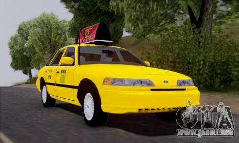 Ford Crown Victoria NY Taxi para GTA San Andreas