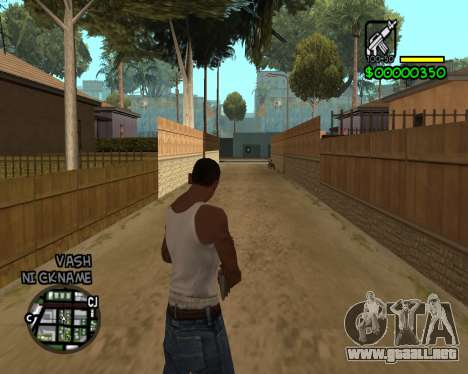 C-HUD by Tawerhudov para GTA San Andreas