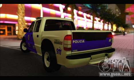 Chevrolet S-10 Policia de Santa Fe para GTA San Andreas