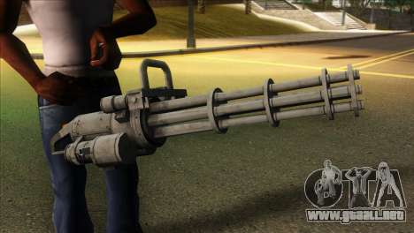 Minigun from GTA 5 para GTA San Andreas