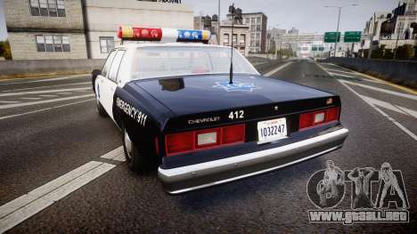 Chevrolet Impala 1985 LCPD [ELS] para GTA 4