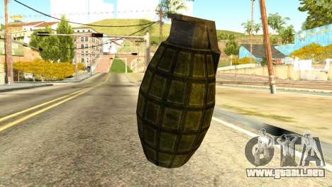 Grenade from Global Ops: Commando Libya para GTA San Andreas
