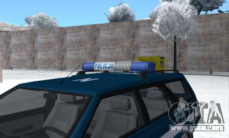 Daewoo-FSO Polonez Kombi 1.6 GSI Police 2000 para GTA San Andreas