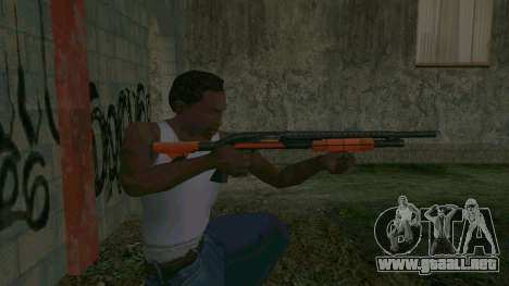 Orange Shotgun para GTA San Andreas