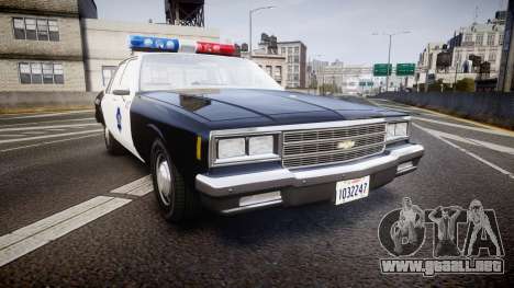 Chevrolet Impala 1985 LCPD [ELS] para GTA 4