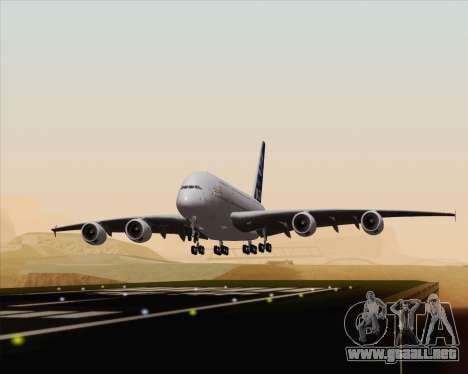 Airbus A380-800 F-WWDD Etihad Titles para GTA San Andreas