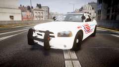 Dodge Charger de la Policía Metropolitana [ELS] седан para GTA 4