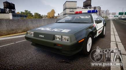 DeLorean DMC-12 [Final] Police para GTA 4