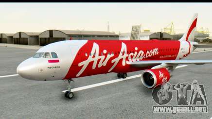 Airbus A320-200 Indonesia AirAsia para GTA San Andreas