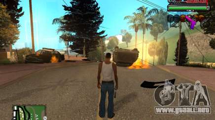 C-HUD Tawer Ghetto para GTA San Andreas