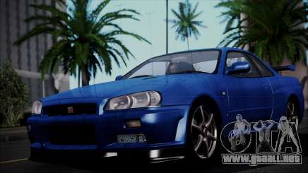 Nissan Skyline GT-R V Spec II 2002 para GTA San Andreas