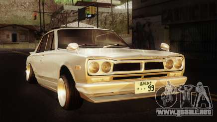 Nissan Skyline GC10 2KGT Shakotan para GTA San Andreas